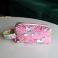 Trousse matelassée - Licornes