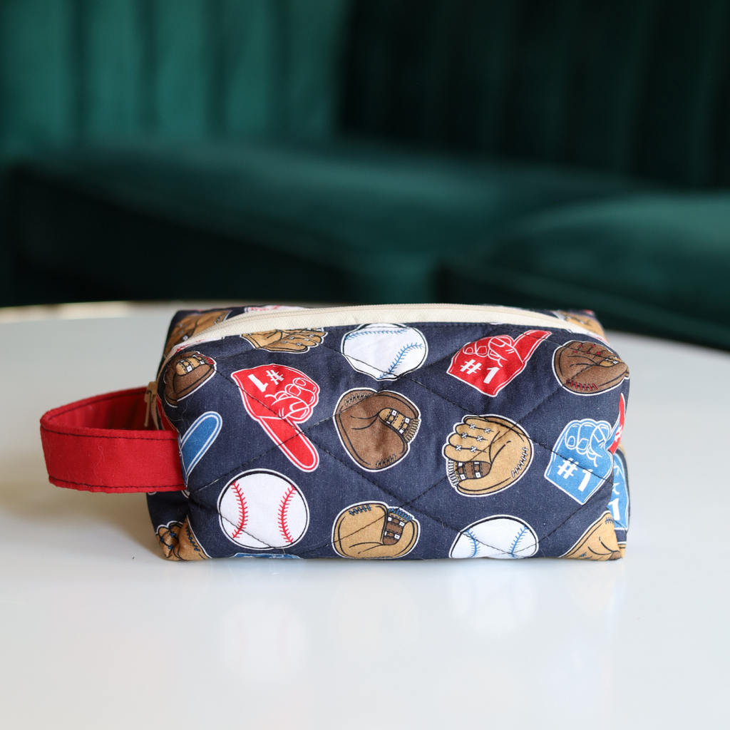 Trousse matelassée - Baseball