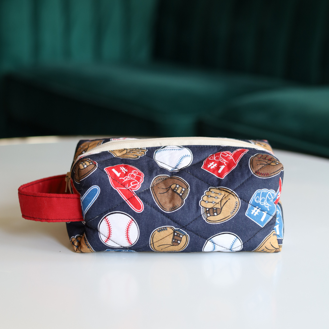 Trousse matelassée - Baseball